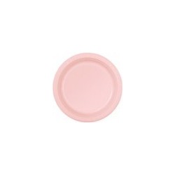 Lunch Plates 12 Pce - Pink