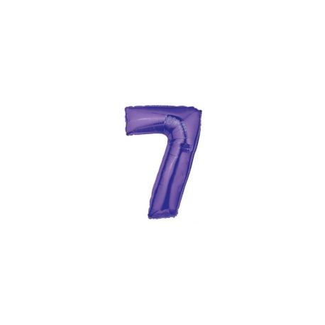 40" Foil Megaloon "7" - Purple