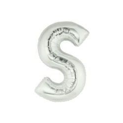 40" Foil Megaloon "S"- Silver