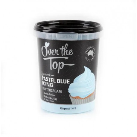 Over the Top  Buttercream Pastel Blue 425g