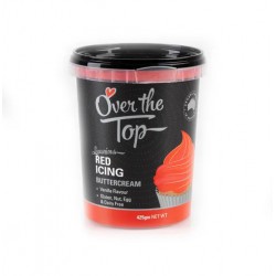 Over the Top  Buttercream Red 425g