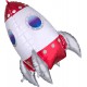 Space Rocket Foil Balloon