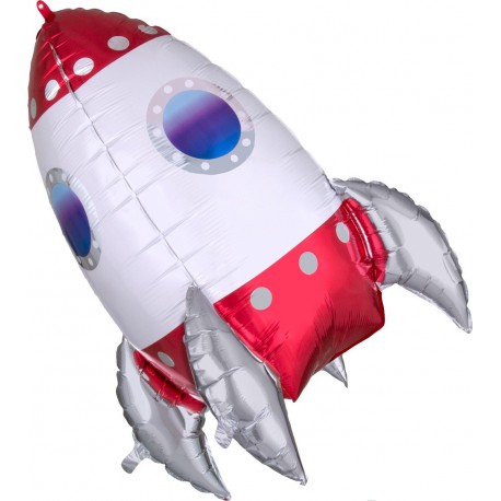 Space Rocket Foil Balloon