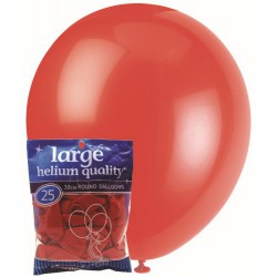 Decorator Balloons 25pce - Red