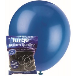 Decorator Balloons 25pce - Royal Blue
