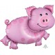 Farm Animals Foil Balloon- Pig