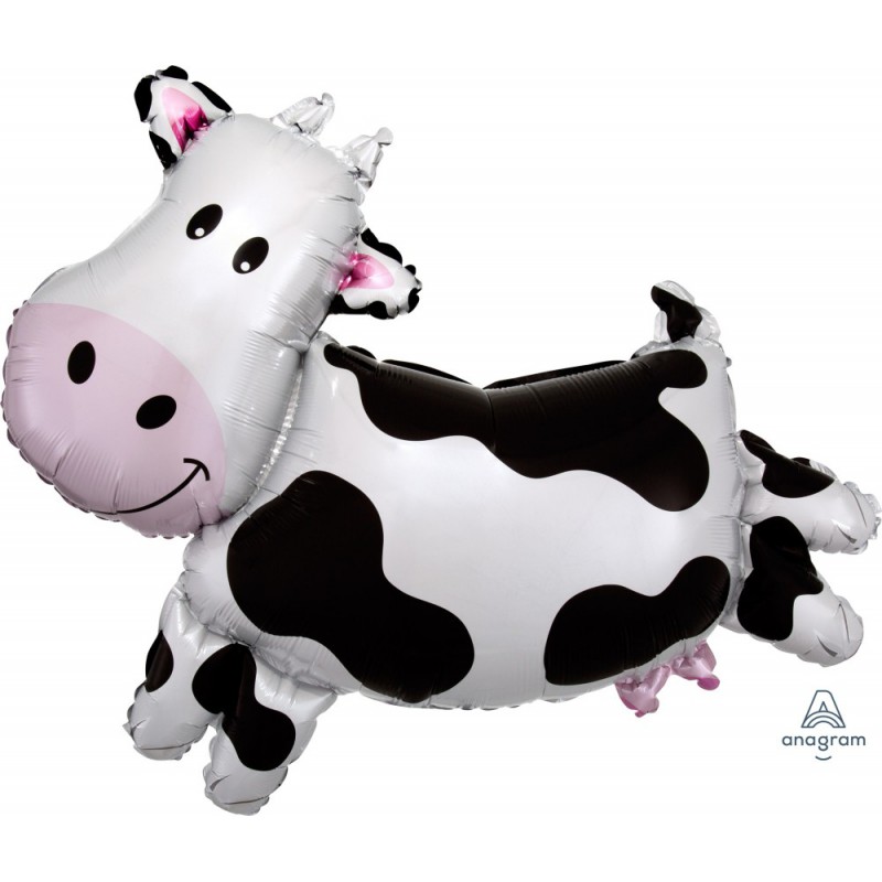 Farm Animals Foil Balloon- Cow - Parties Plus More