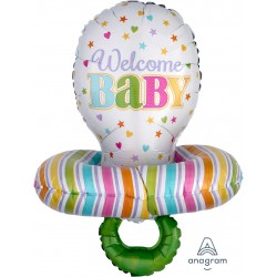 Welcome Baby Pacifier Foil Balloon