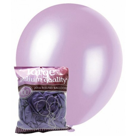 Pearl Balloons 100pce - Lavender