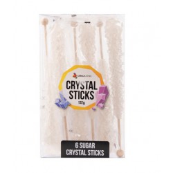 Crystal Sugar Sticks- Natural White Sugar