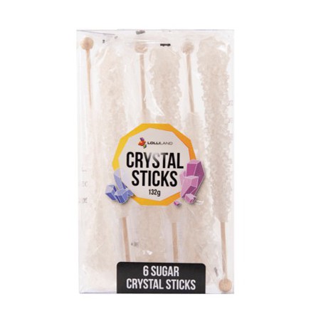 Crystal Sugar Sticks- Natural White Sugar