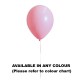 *INFLATED* Plain Coloured Latex balloons