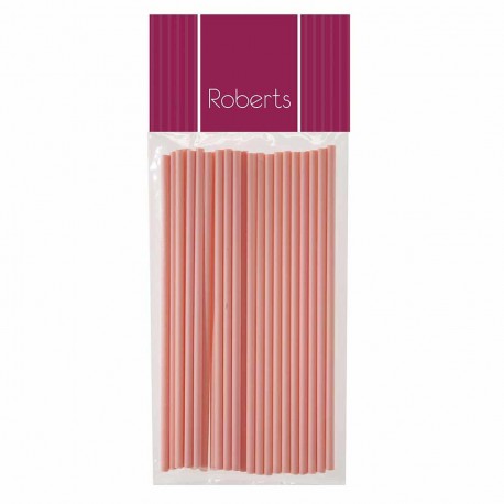 Lollipop Sticks 150mm- Baby Pink