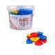 Appetito 36 Piece Alphabet and Numbers Cookie Cutter Set