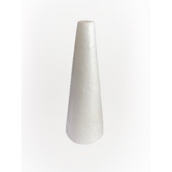 Flat Top Polystyrene Foam Cone- 35cm x 12 cm 
