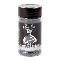 Over The Top Edible Sanding Sugar 110g- Black