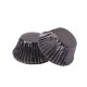 Mini Foil Cupcake Cases -Black