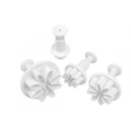 Mondo Daisy Flower Plunger Cutters - Set of 4
