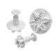 Mondo Snowflake Plunger Cutters - Set of 3