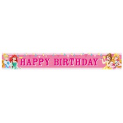 Disney Princess Happy Birthday Banner