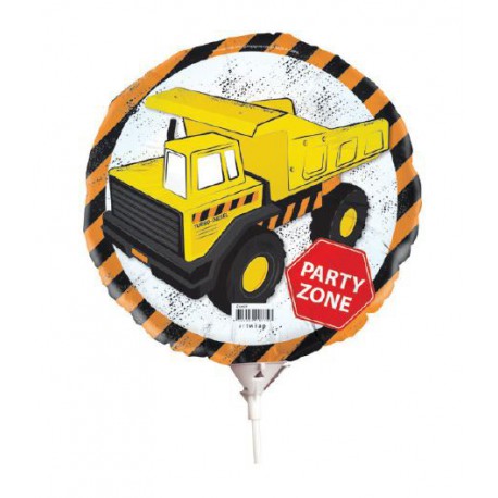 Construction Foil Balloon with stick