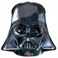 Star Wars Foil Balloon- Darth Vader Helmet Black
