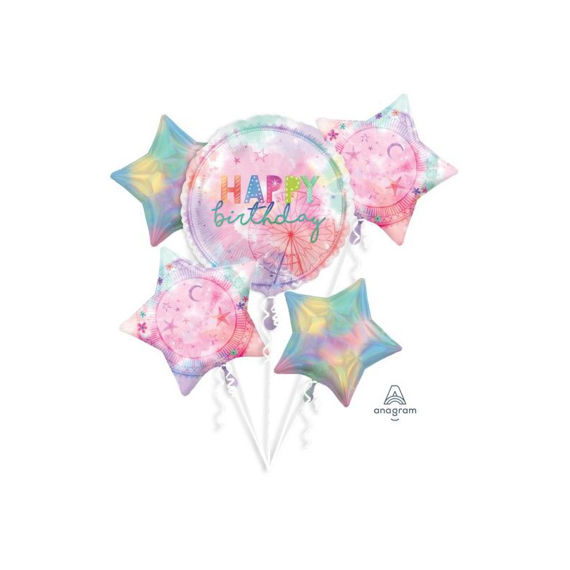 Happy Birthday Girlchella Foil Balloon Bouquet Parties Happy Birthday Girlchella Foil Balloon Bouquet Parties
