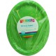Oval Plates 25 Pce - Lime Green