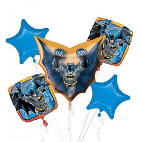 *INFLATED* Batman Foil Balloon Bouquet 