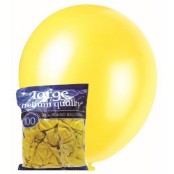 Decorator Balloons 100pce - Yellow