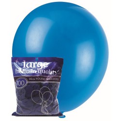 Decorator Balloons 100pce - Royal Blue