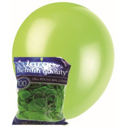 Decorator Balloons 100pce - Lime Green