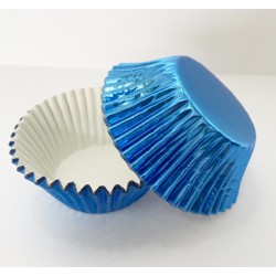 Foil Cupcake Cases- light blue

