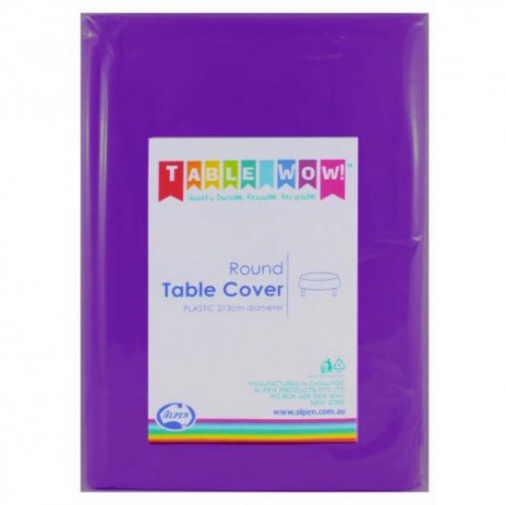 Table Cover Round - Purple