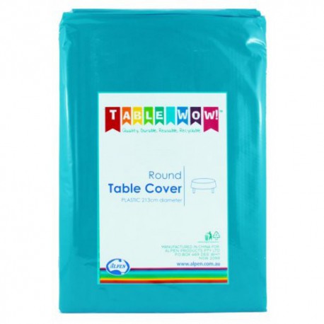 Table Cover Round - Azure