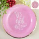  Baby Shower  "It's a Girl" Paper Dessert Plates 12 pack -Foiled Pink