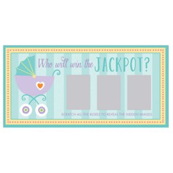 Baby Shower Game - Scratch to Win- 12 Game Cards