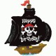 Pirate ship Birthday Balloon