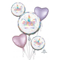 Unicorn Iridescent Balloon Bouquet