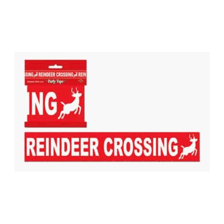 Reindeer Crossing Party Tape 