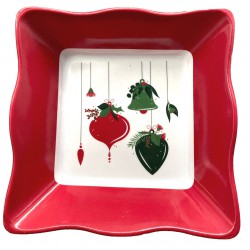 Square acrylic Christmas Bowl
