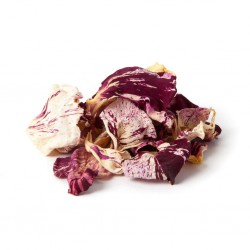 Dried Edible Candy Striped Rose Petals- 5g