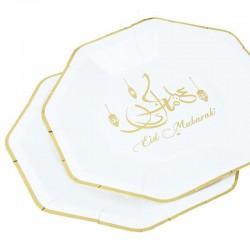 Eid Mubarak large Plates 