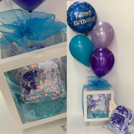 Birthday Balloon Gift Pack- Back pack & Tiara