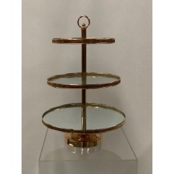 HCS12- 3 tier Cake Stand- Rose Gold FOR HIRE 