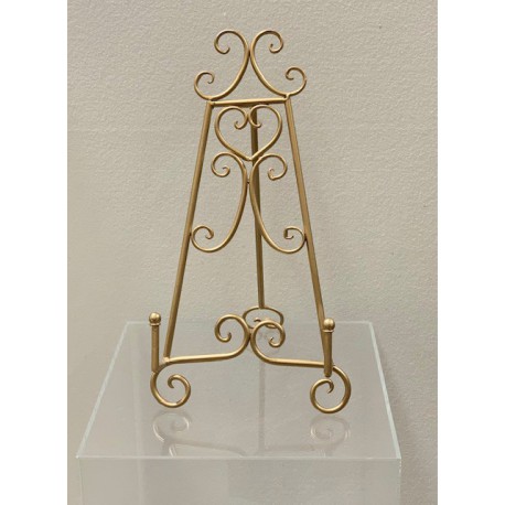 HEQ4- Easel- Gold SMALL FOR HIRE 