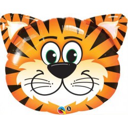 Tiger Face Foil Balloon