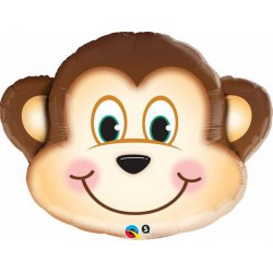 Monkey Face  Foil Balloon