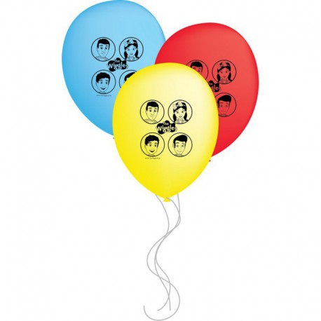 The Wiggles Latex Balloon set - 6 pack