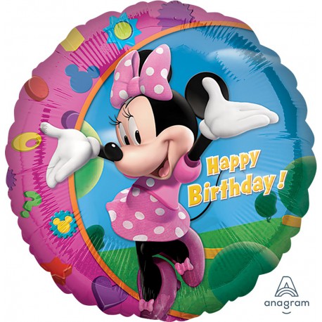 Minnie Mouse Happy Birthday Foil Balloon